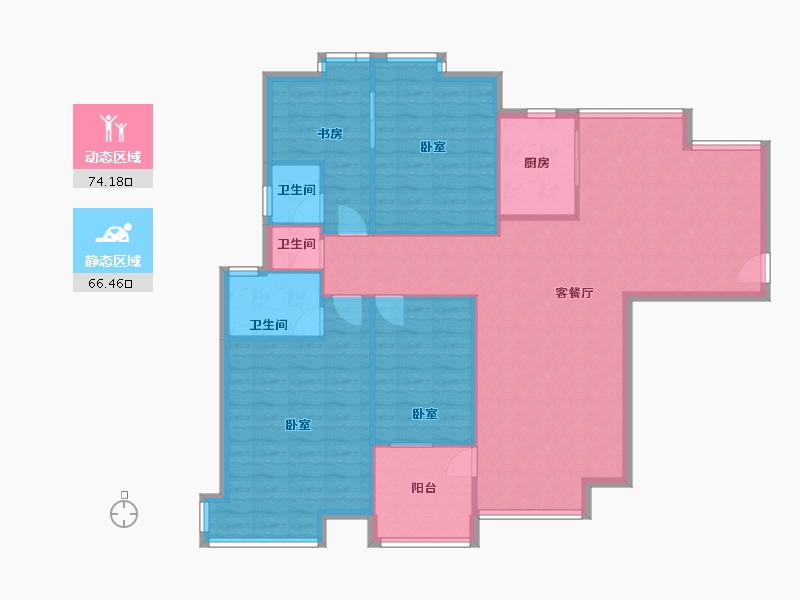 广东省-中山市-水岸花都-138.00-户型库-动静分区