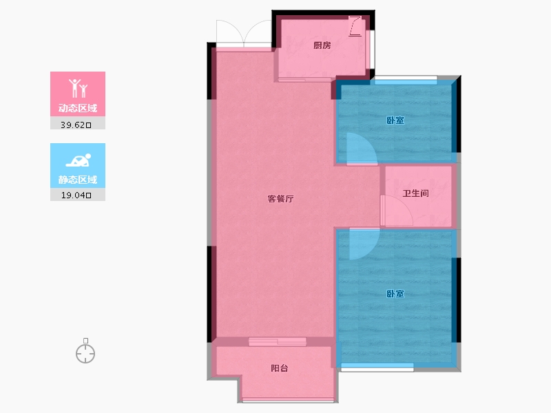 福建省-福州市-贵安新天地-53.00-户型库-动静分区