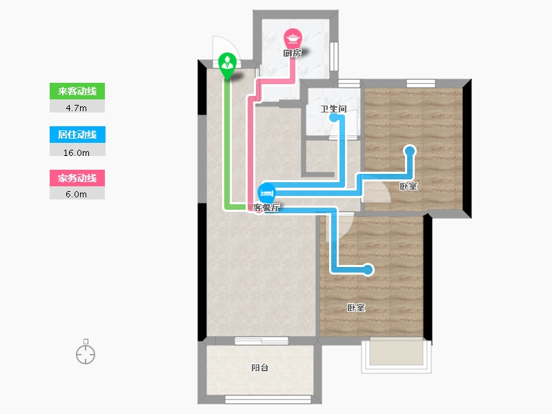 福建省-福州市-中建岳前雅居-60.00-户型库-动静线