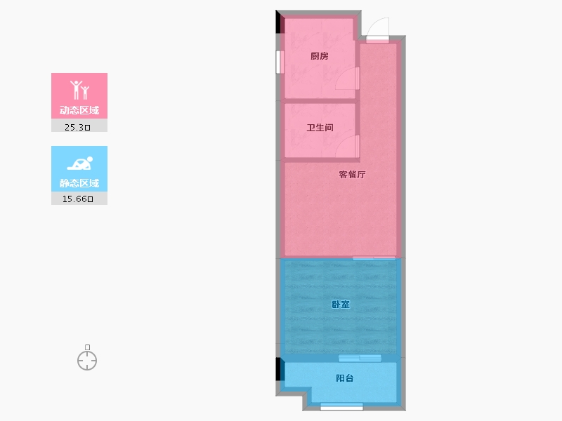 福建省-福州市-恒荣广场-36.00-户型库-动静分区