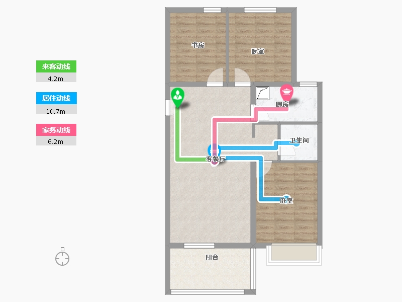 河北省-廊坊市-霸州荣盛新城-79.54-户型库-动静线