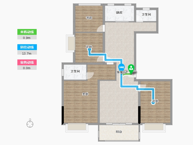 江西省-上饶市-龙城国际-136.00-户型库-动静线