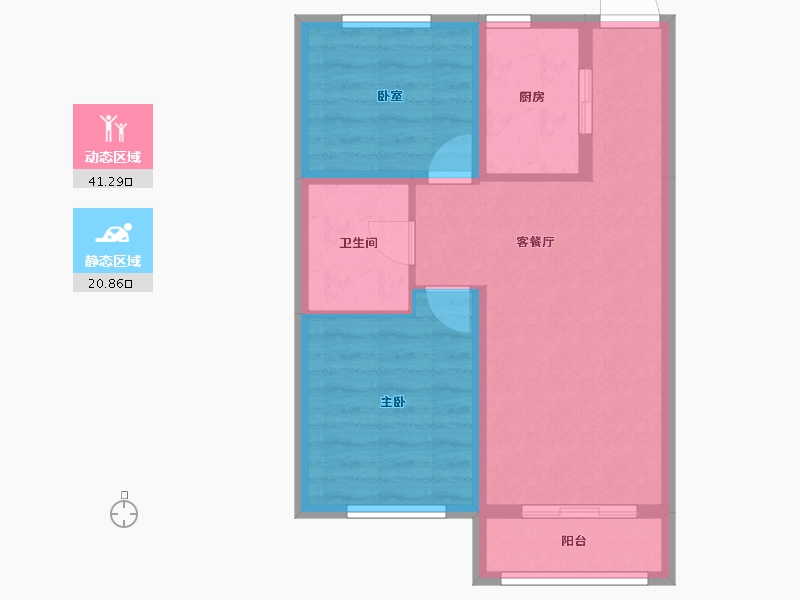 河北省-廊坊市-百川格外-55.09-户型库-动静分区