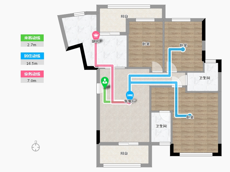 广东省-广州市-星河湾-120.00-户型库-动静线