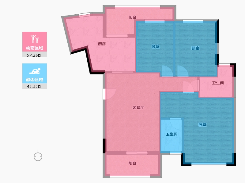 广东省-广州市-星河湾-120.00-户型库-动静分区