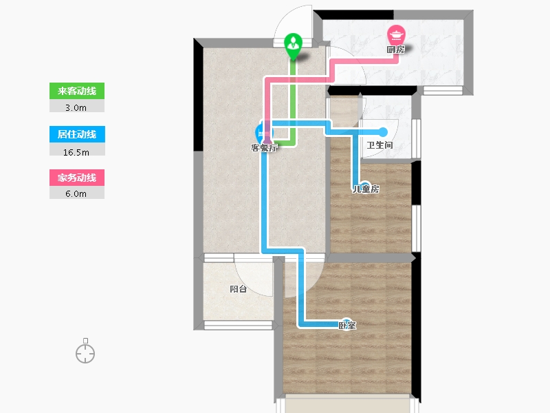 河南省-郑州市-泰宏建业国际城​-52.01-户型库-动静线