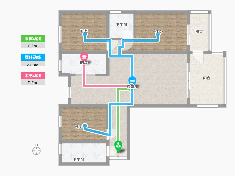 河北省-保定市-润腾·臻园-110.00-户型库-动静线