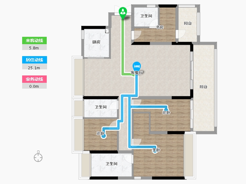 广东省-惠州市-嘉旺城-163.96-户型库-动静线