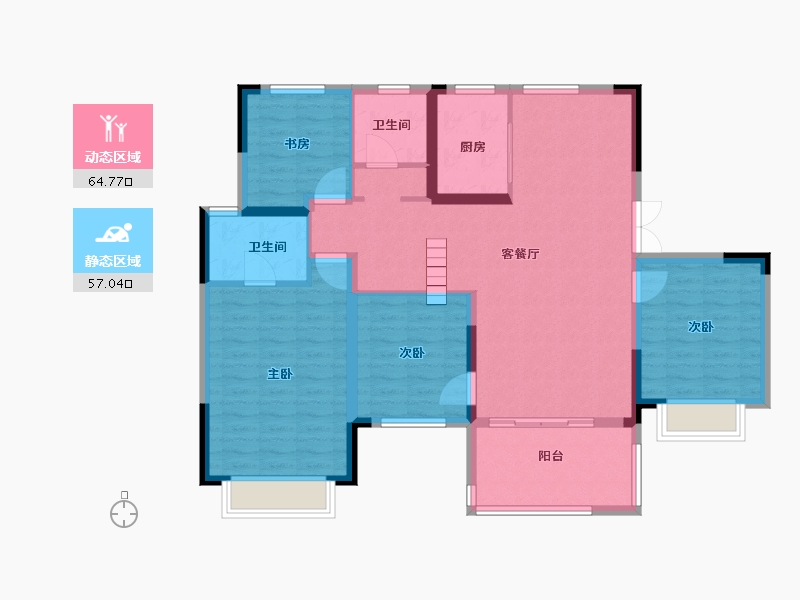 江苏省-南通市-圆融玺悦-110.00-户型库-动静分区