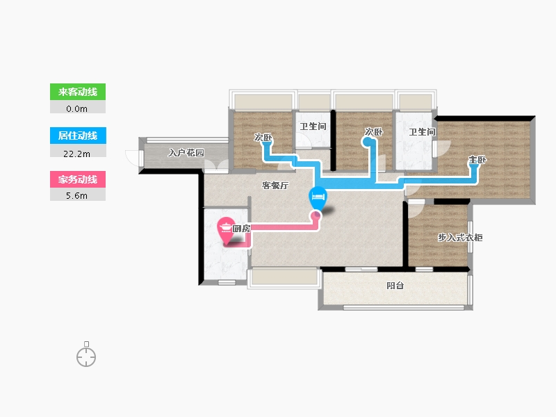 广东省-珠海市-佳兆业水岸华都·湾钻-114.40-户型库-动静线