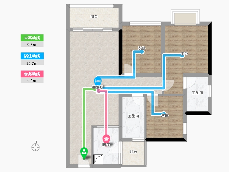 广东省-深圳市-君胜熙珑山-89.00-户型库-动静线