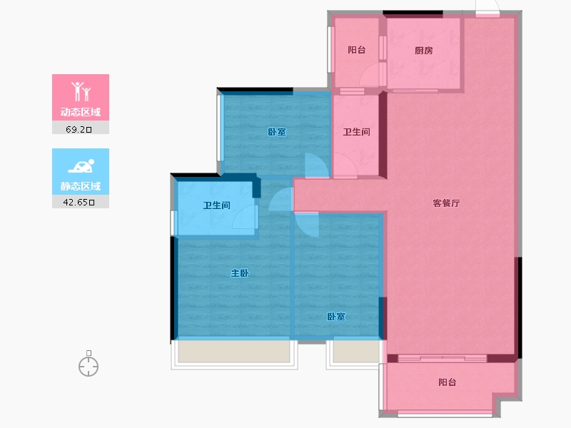 广东省-河源市-十里东岸-100.00-户型库-动静分区