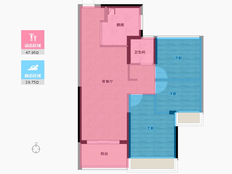 广东省-珠海市-建发悦玺-69.00-户型库-动静分区