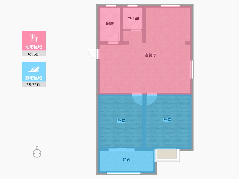 浙江省-嘉兴市-元宝湾-79.20-户型库-动静分区