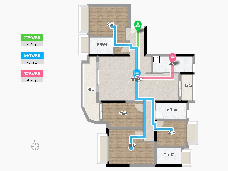 广东省-珠海市-双瑞藏珑湾-112.00-户型库-动静线