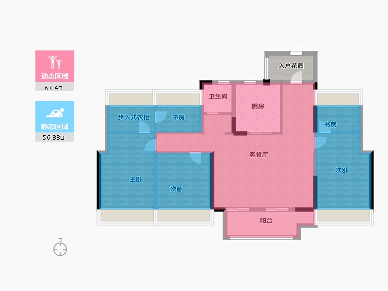 北京-北京市-东时区-112.00-户型库-动静分区