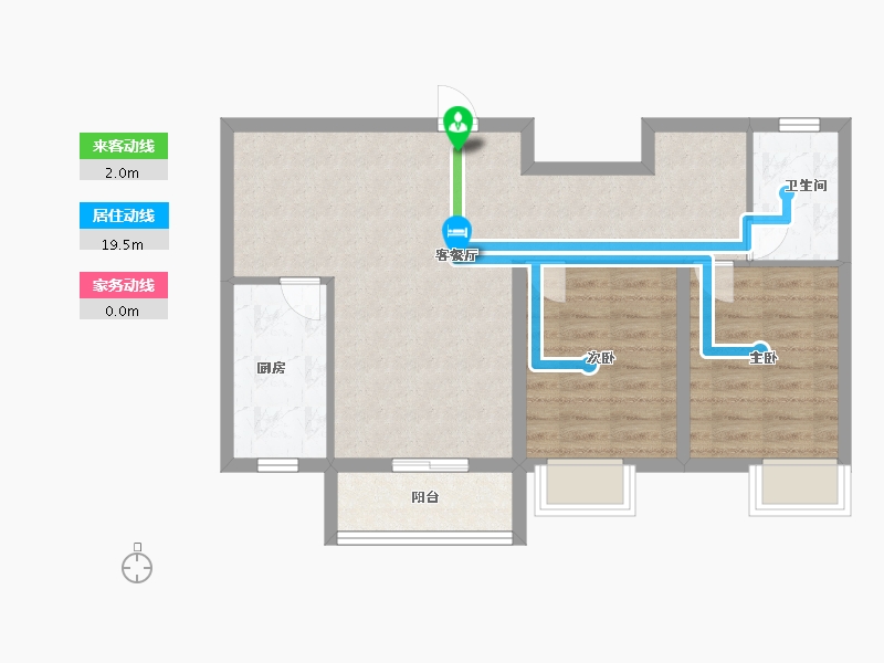 河北省-衡水市-江南御府-70.00-户型库-动静线