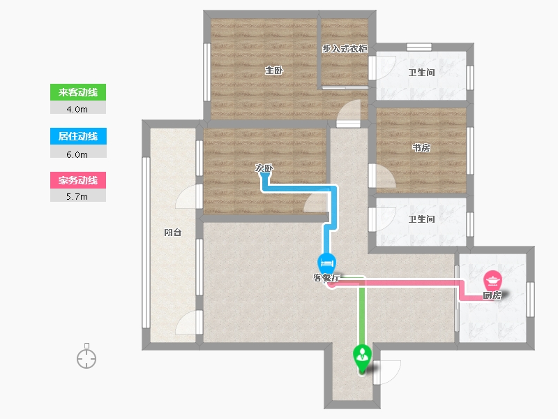 山东省-青岛市-中铁建设集团有限公司华中分公司青岛海洋活力区项目-106.00-户型库-动静线