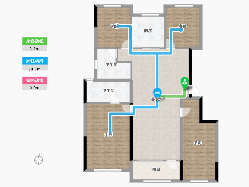 辽宁省-大连市-青云天下-122.54-户型库-动静线