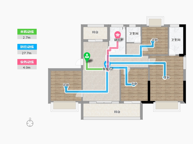 福建省-福州市-先生的山-96.90-户型库-动静线