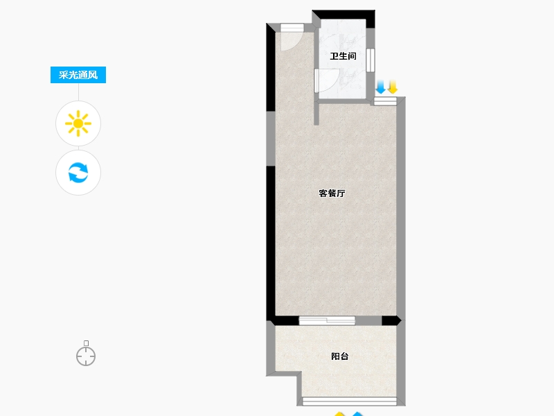 福建省-福州市-先生的山-34.00-户型库-采光通风