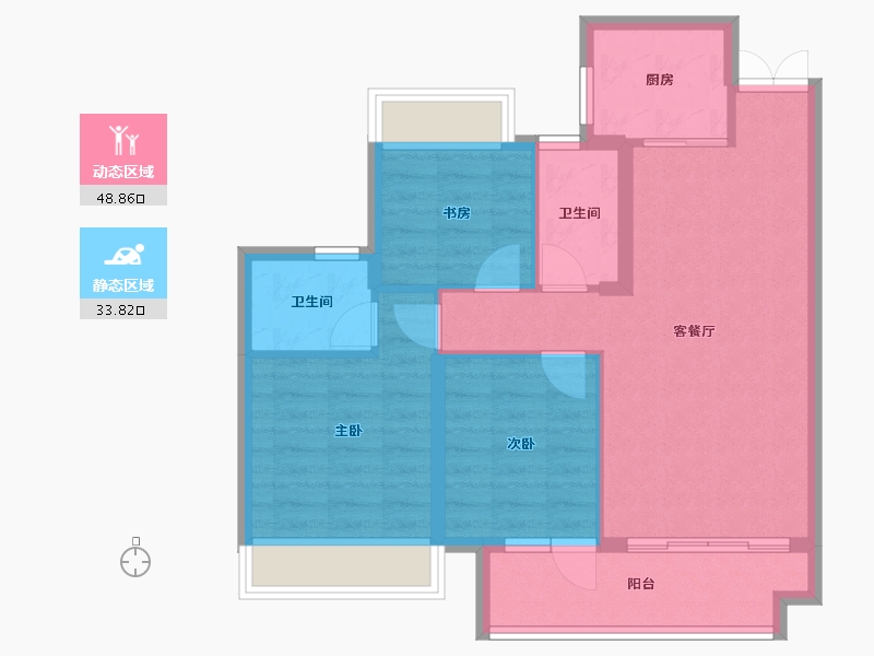 广西壮族自治区-柳州市-君汇濠庭-78.00-户型库-动静分区