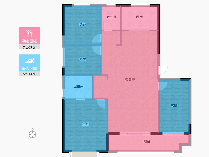 山东省-德州市-红磡龙著-120.00-户型库-动静分区