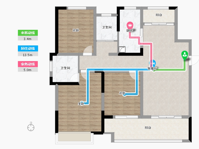 河南省-漯河市-信友天润府-114.00-户型库-动静线