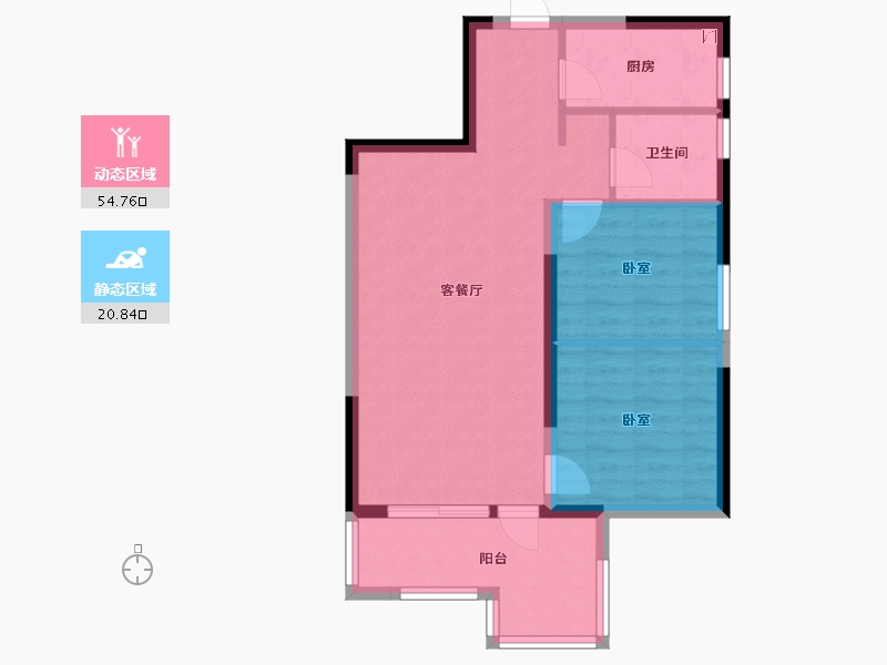 河南省-郑州市-信保·十里樾-68.00-户型库-动静分区