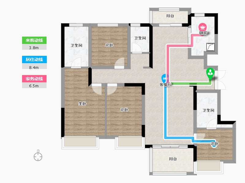 河南省-郑州市-正弘中央公园-114.99-户型库-动静线