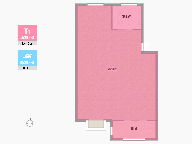 浙江省-宁波市-玲珑小区-91.00-户型库-动静分区