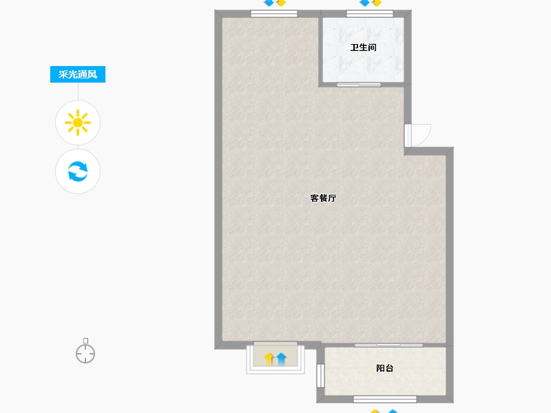 浙江省-宁波市-玲珑小区-91.00-户型库-采光通风