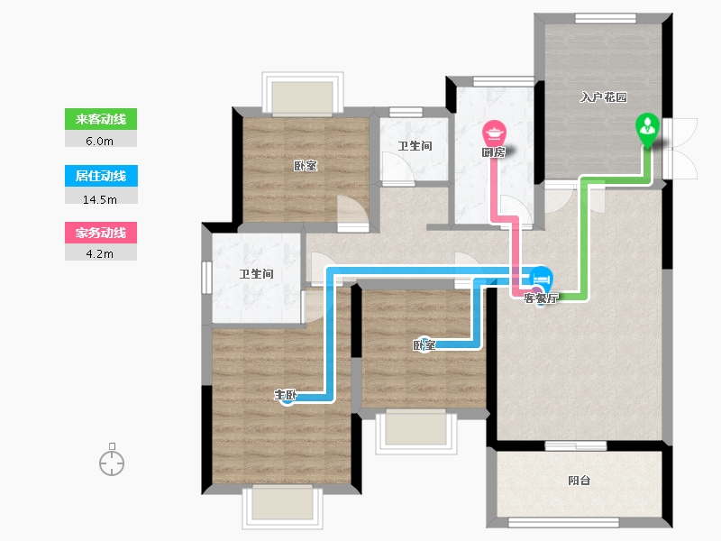 江西省-上饶市-华云状元府-90.00-户型库-动静线