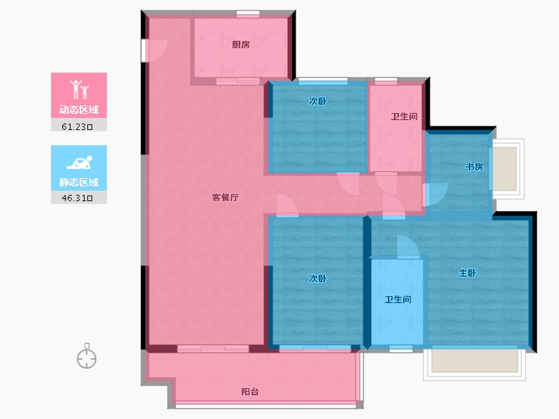 河南省-郑州市-11-96.00-户型库-动静分区