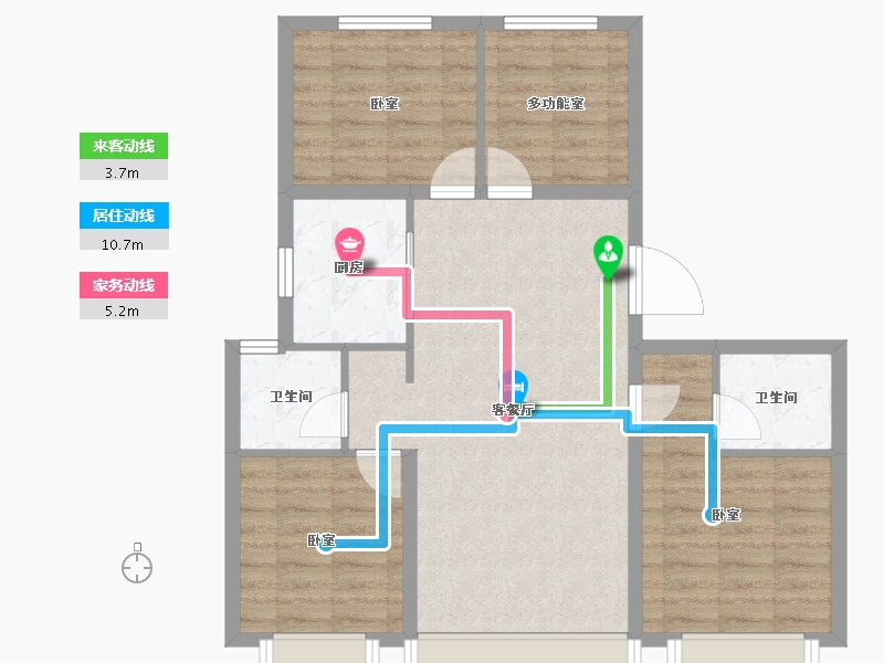 北京-北京市-和光悦府-79.42-户型库-动静线