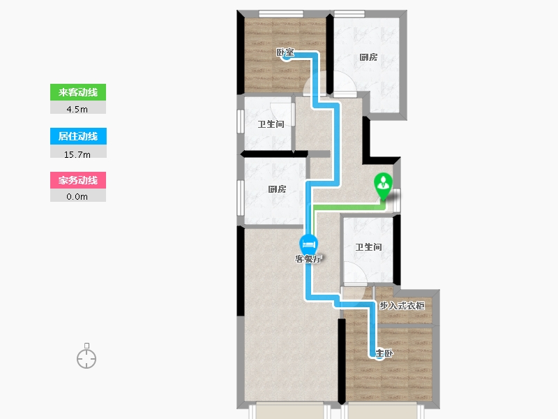 河北省-廊坊市-路劲公园上城-71.20-户型库-动静线