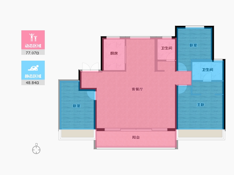 河南省-郑州市-郑州华侨城-114.32-户型库-动静分区