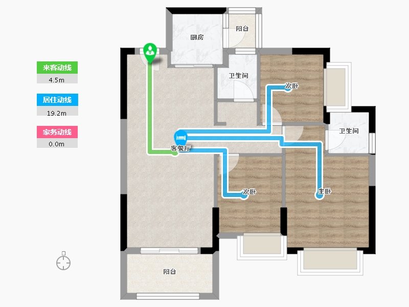 广西壮族自治区-梧州市-精通豪庭-77.00-户型库-动静线