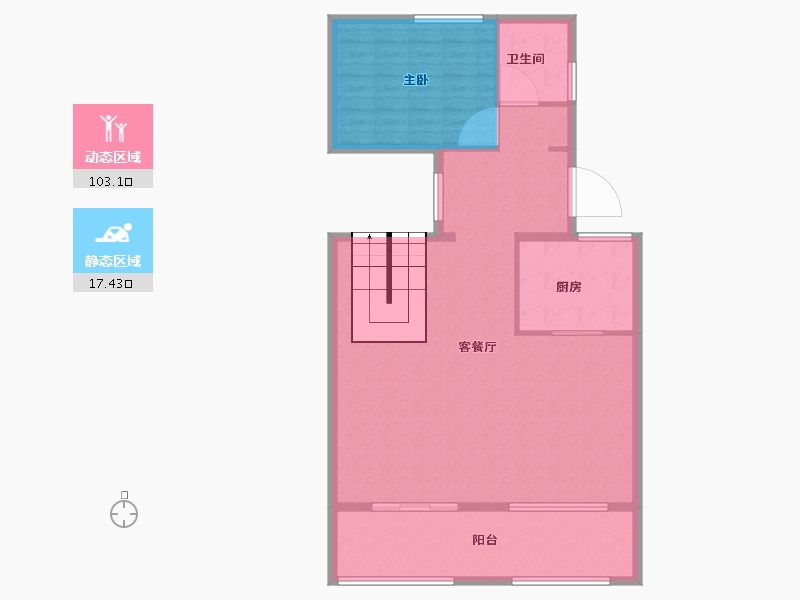 浙江省-杭州市-朗诗溪涧雅庐-111.21-户型库-动静分区