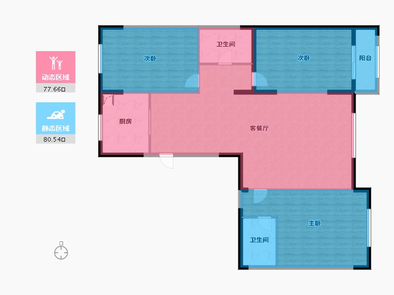 河北省-承德市-阳光新城-145.00-户型库-动静分区