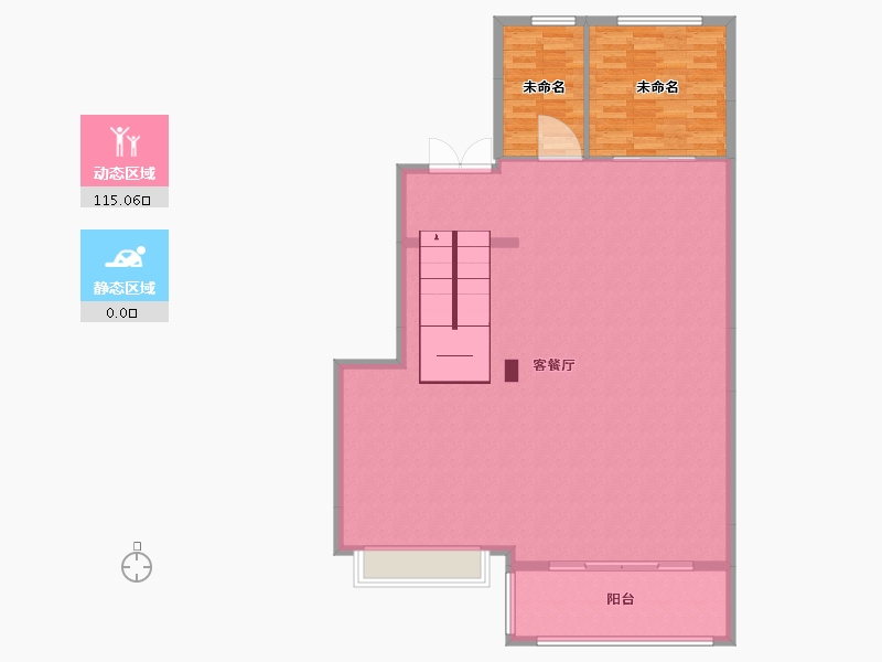 江苏省-南京市-绿城云栖玫瑰园-130.00-户型库-动静分区