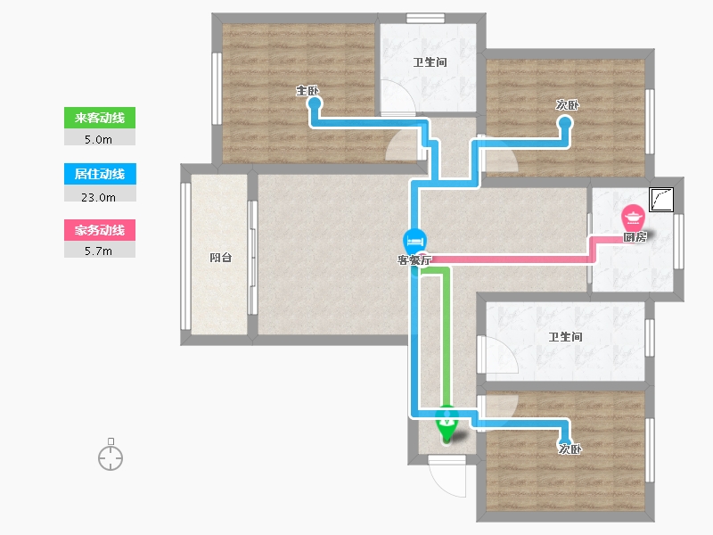 河南省-商丘市-港汇花园-100.00-户型库-动静线