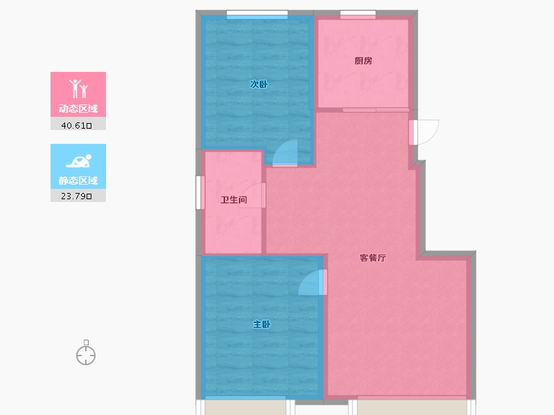 北京-北京市-合生Me悦-58.00-户型库-动静分区