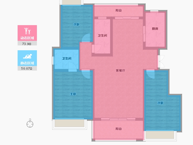 江西省-宜春市-九岭嘉园-110.00-户型库-动静分区