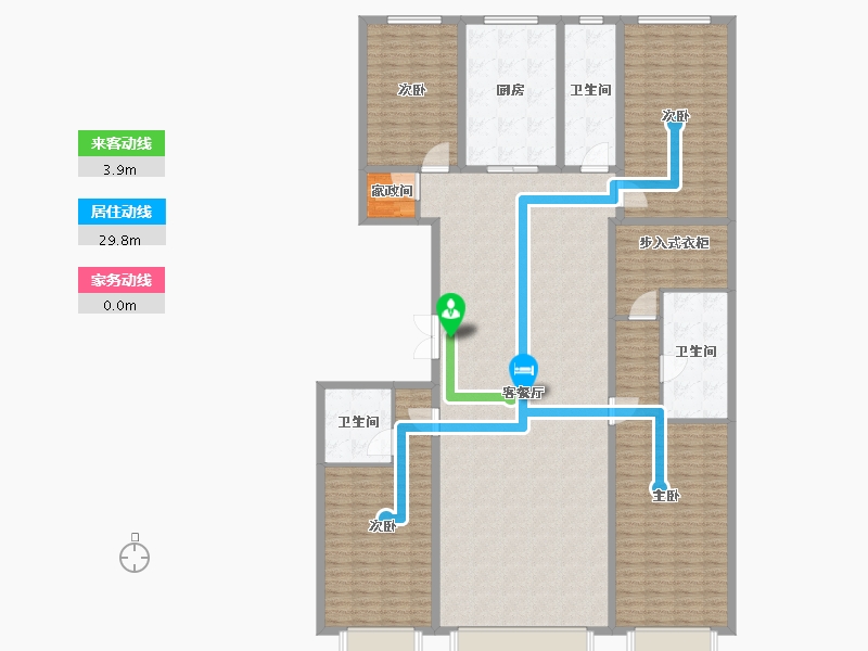 北京-北京市-学府壹号院-220.23-户型库-动静线