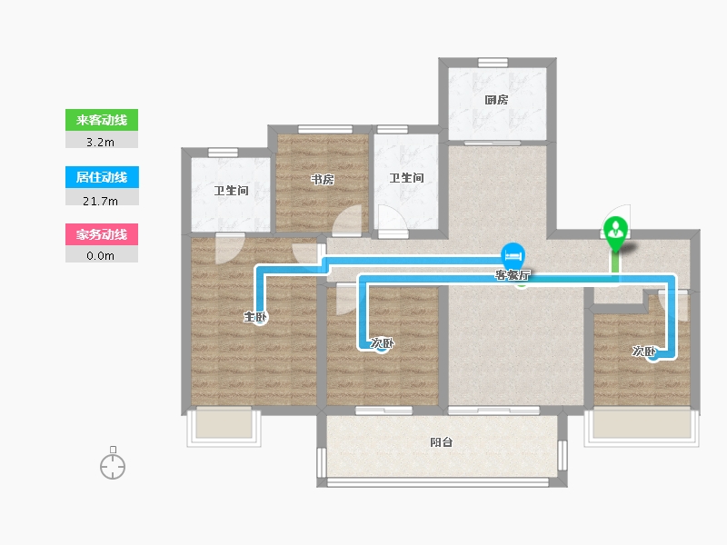 江苏省-南京市-保利观棠和府-95.99-户型库-动静线