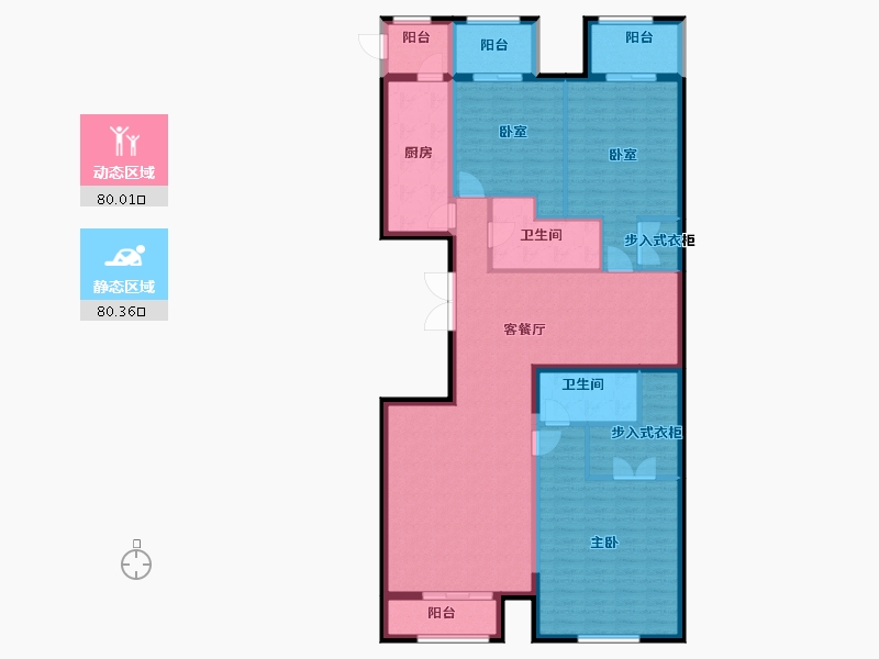 北京-北京市-强佑府学上院-145.15-户型库-动静分区