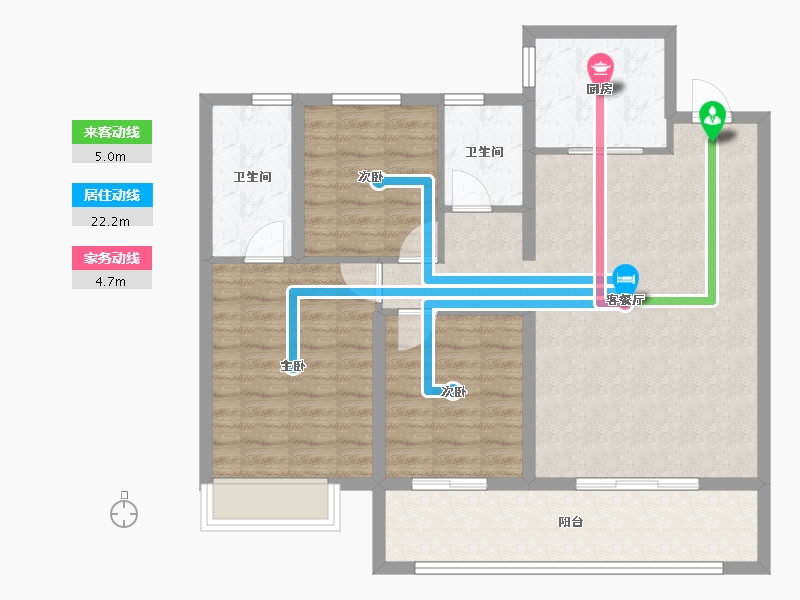 江苏省-南京市-金基雅―-94.39-户型库-动静线