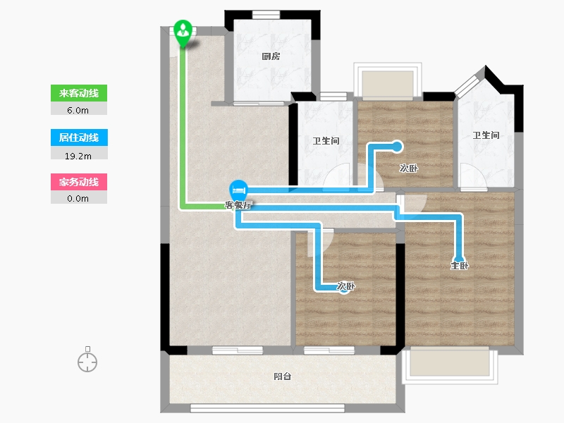 江苏省-南京市-润栖府-83.20-户型库-动静线