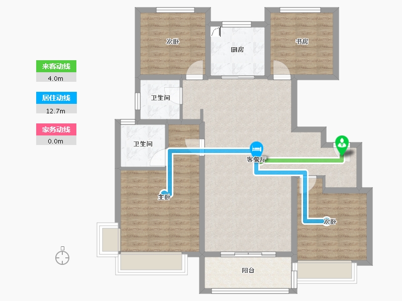 山东省-济南市-百脉悦府-104.81-户型库-动静线